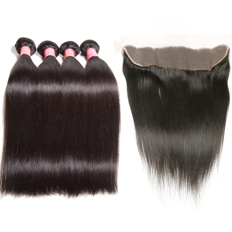 4 bundles straight hair with lace frontal 5e1da7f8 66d0 4d08 b62e d284f69159be