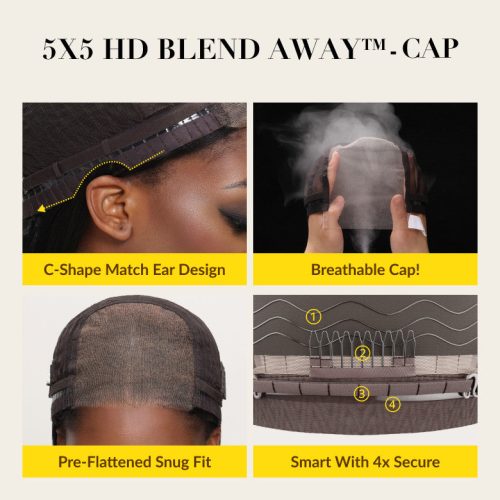 5X5 HD BLEND AWAY CAP