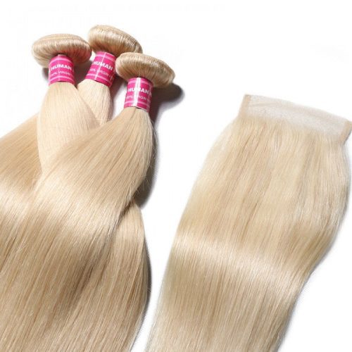 613 human hair straight weaves