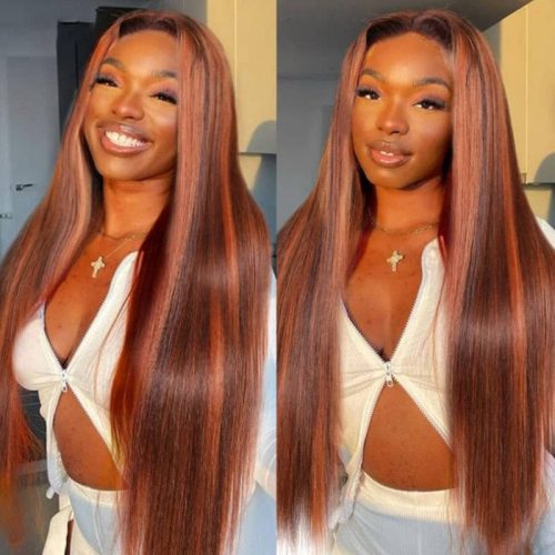 GingerOrangestraightlacewig