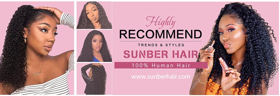 Sunber Hair Peruvian Curly Hair Bundles 3pcs/pack Unprocessed Peruvian Remy Human Hair