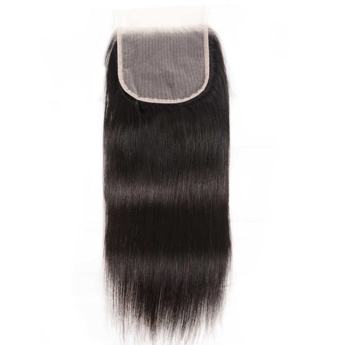 Sunber Hair Straight 5X5 Preuvian Transparent Lace Closure Hair Extension 8 18 inch 100 Human Remy