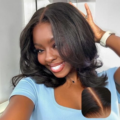 7*5 pre cut lace wig