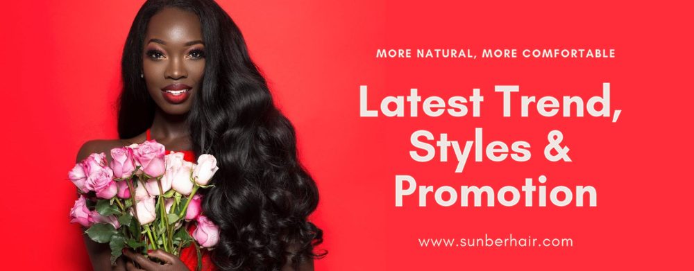 Sunber Hair 3 Bundles Straight Hair With 4*4 Transparent Lace Closure