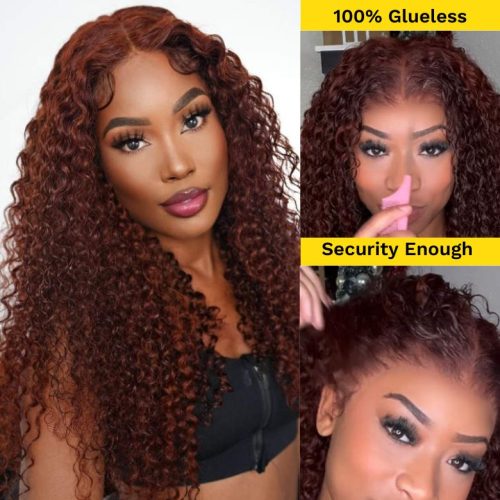 reddishbrowncurlypre cutlace