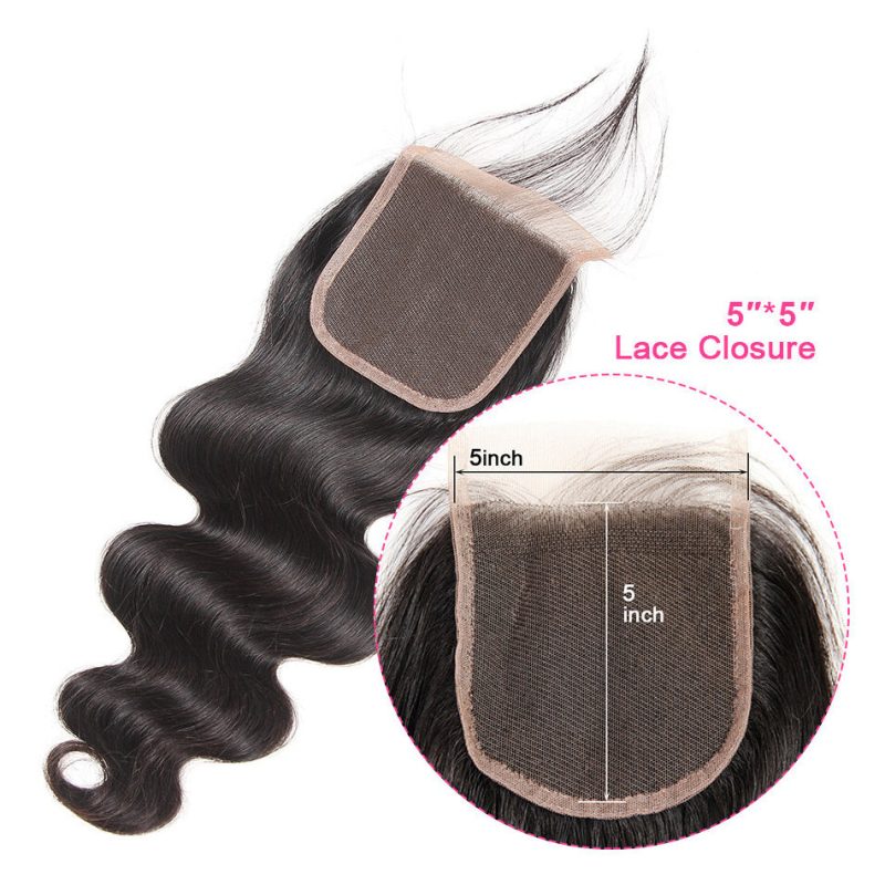 sunber hair body wave closure