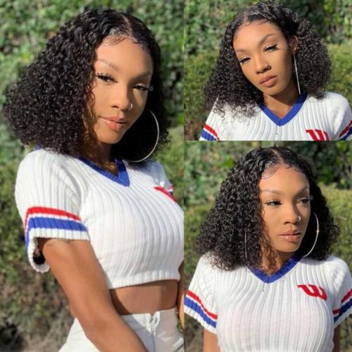 water wave bob lace wig