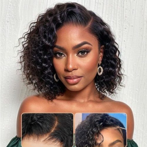 water wave bob lace wig 01