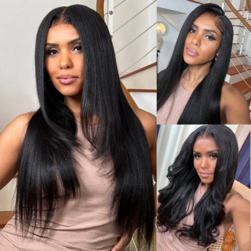 yaki straight lace wig